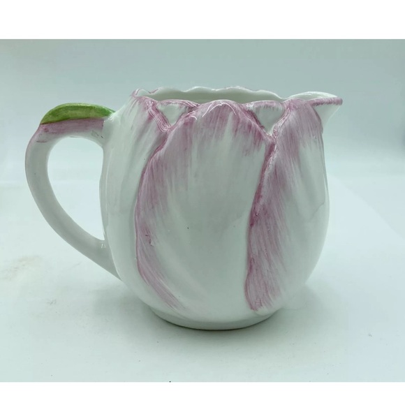 Easter Pink Spring Blossom Teapot Cream and Sugar Bombay Co. 1992 - Picture 2 of 11